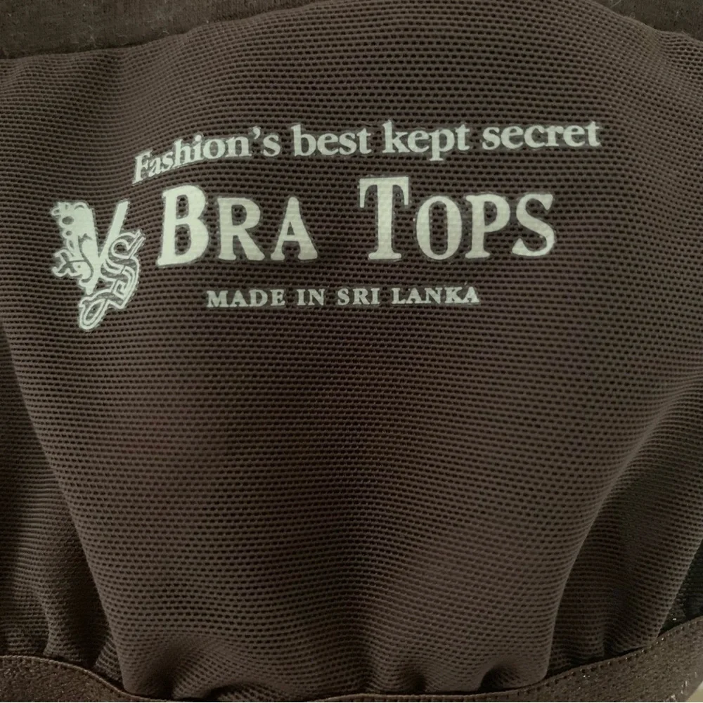 Women’s S VICTORIA’S SECRET BRA TOPS Brown Strapless Sundress Pintucks & Pockets - Picture 13 of 14